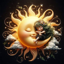 Load image into Gallery viewer, AB Diamond Painting - Full Square - sleep baby (40*40CM)
