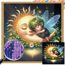 Load image into Gallery viewer, AB Diamond Painting - Full Square - sleep baby (40*40CM)
