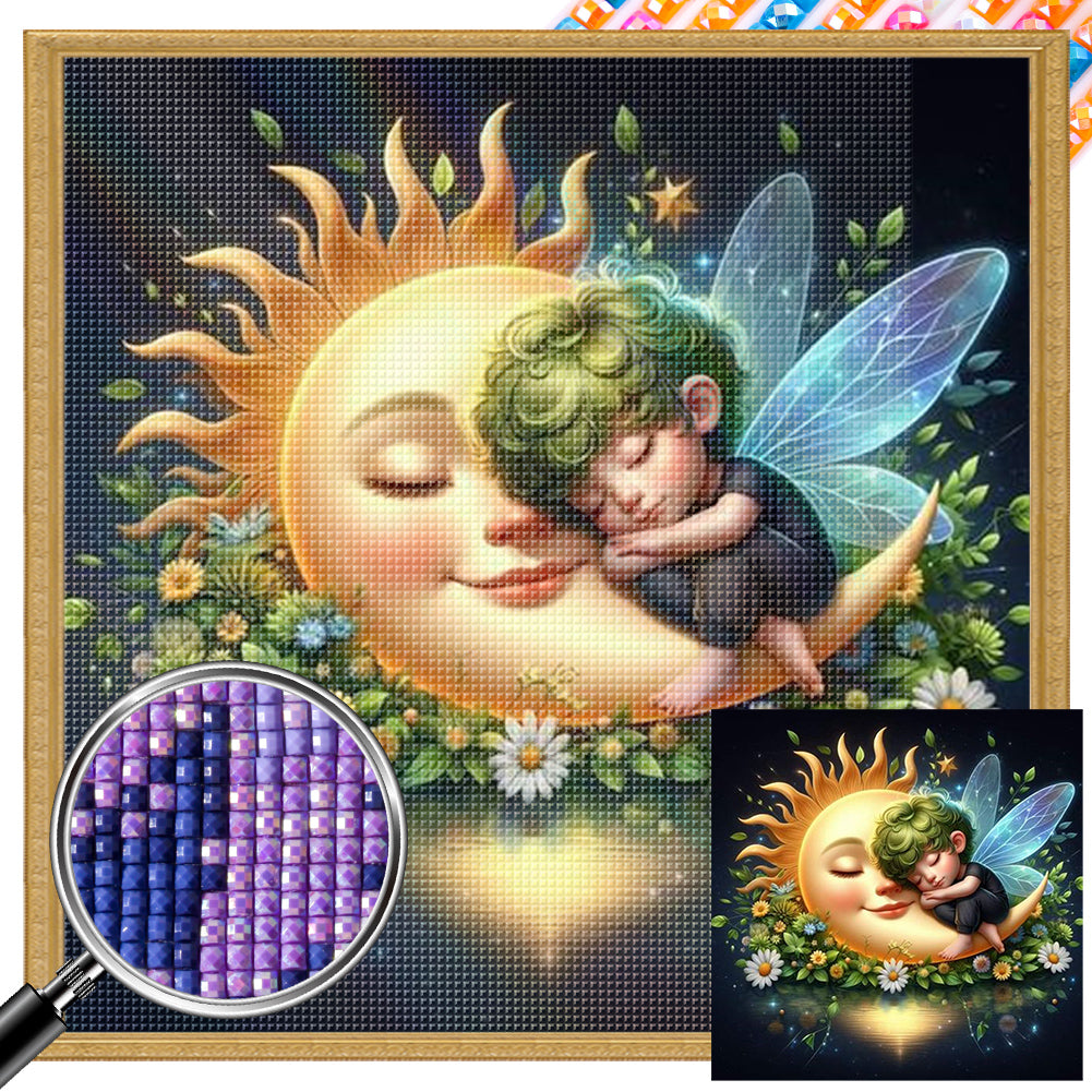 AB Diamond Painting - Full Square - sleep baby (40*40CM)