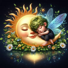 Load image into Gallery viewer, AB Diamond Painting - Full Square - sleep baby (40*40CM)
