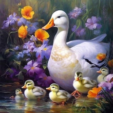 Load image into Gallery viewer, AB Diamond Painting - Full Square - Duck (40*40CM)
