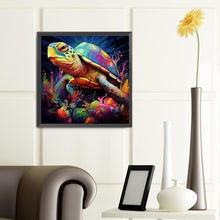 Load image into Gallery viewer, Diamond Painting - Full Round - Painted turtle (40*40CM)
