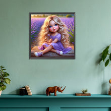 Load image into Gallery viewer, Diamond Painting - Full Round - curly hair kid (30*30CM)
