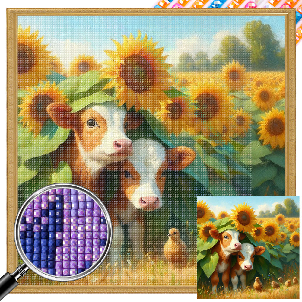 AB Diamond Painting - Full Square - Animal series (40*40CM)