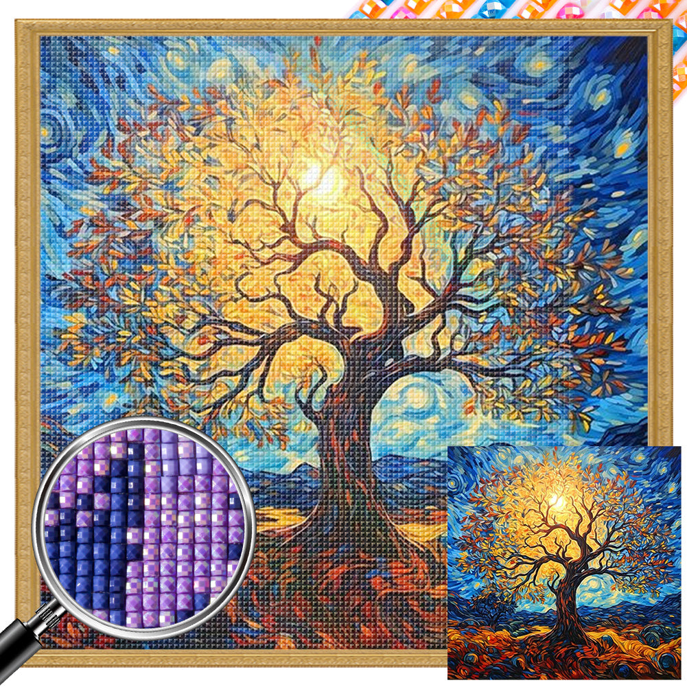 AB Diamond Painting - Full Square - lucky tree (40*40CM)