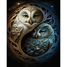 Load image into Gallery viewer, AB Diamond Painting - Full Square - owl (40*50CM)
