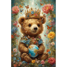 Load image into Gallery viewer, AB Diamond Painting - Full Square - brown bear (40*60CM)
