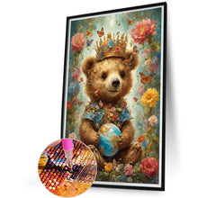 Load image into Gallery viewer, AB Diamond Painting - Full Square - brown bear (40*60CM)
