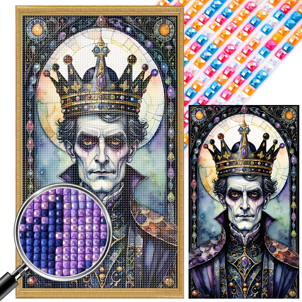 AB Diamond Painting - Full Square - Dark Pope (40*70CM)