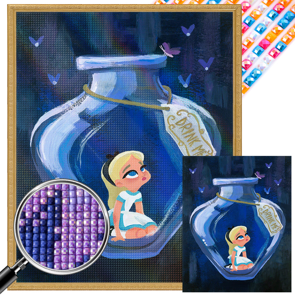 AB Diamond Painting - Full Square - girl (40*50CM)