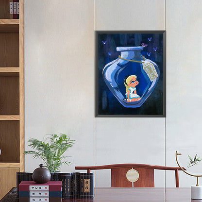 AB Diamond Painting - Full Square - girl (40*50CM)