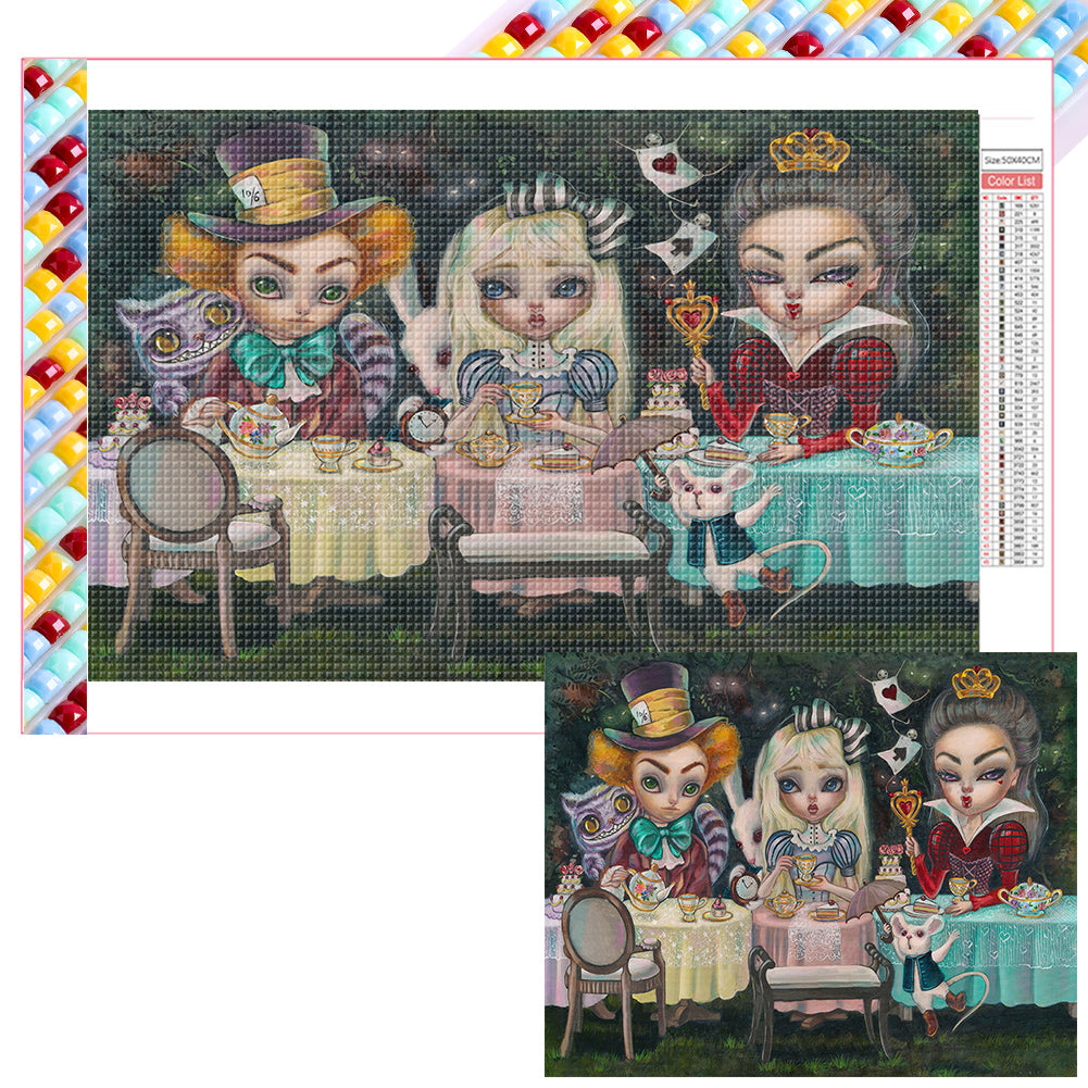 Diamond Painting - Full Square - tea party (50*40CM)