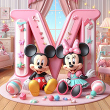Load image into Gallery viewer, Diamond Painting - Full Round - disney mickey minnie letters (40*40CM)
