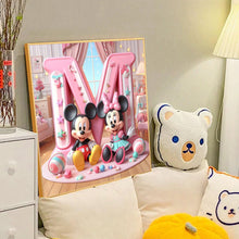 Load image into Gallery viewer, Diamond Painting - Full Round - disney mickey minnie letters (40*40CM)
