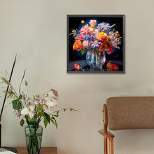 Load image into Gallery viewer, Diamond Painting - Full Round - vase bouquet (30*30CM)
