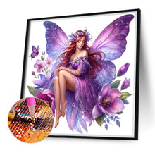 Load image into Gallery viewer, Diamond Painting - Full Round - butterfly fairy (40*40CM)
