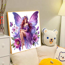 Load image into Gallery viewer, Diamond Painting - Full Round - butterfly fairy (40*40CM)
