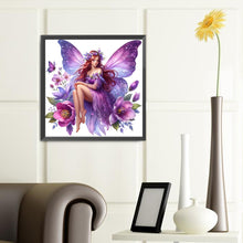 Load image into Gallery viewer, Diamond Painting - Full Round - butterfly fairy (40*40CM)

