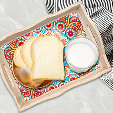 Load image into Gallery viewer, Wooden Mandala 5D DIY Diamond Painting Serving Tray with Handle for Home Decor
