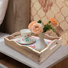 Load image into Gallery viewer, Wooden Mandala 5D DIY Diamond Painting Serving Tray with Handle for Home Decor
