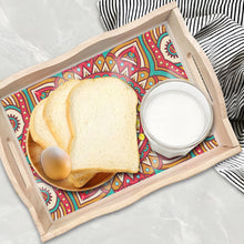 Load image into Gallery viewer, Wooden Mandala 5D DIY Diamond Painting Serving Tray with Handle for Home Decor
