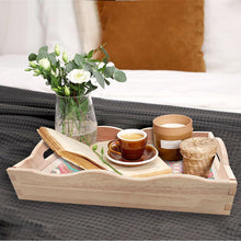 Load image into Gallery viewer, Wooden Mandala 5D DIY Diamond Painting Serving Tray with Handle for Home Decor
