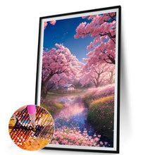 Load image into Gallery viewer, Diamond Painting - Full Square - pink cherry blossom garden (45*60CM)
