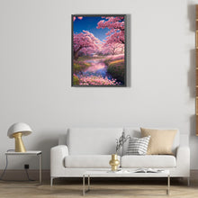 Load image into Gallery viewer, Diamond Painting - Full Square - pink cherry blossom garden (45*60CM)
