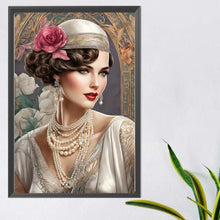 Load image into Gallery viewer, AB Diamond Painting - Full Round - lady (40*60CM)
