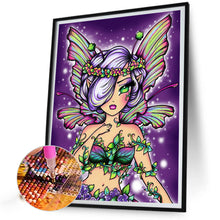 Load image into Gallery viewer, Diamond Painting - Full Round - butterfly girl (40*50CM)
