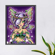 Load image into Gallery viewer, Diamond Painting - Full Round - butterfly girl (40*50CM)
