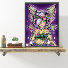 Load image into Gallery viewer, Diamond Painting - Full Round - butterfly girl (40*50CM)
