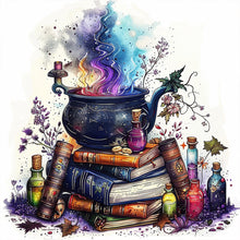 Load image into Gallery viewer, Diamond Painting - Full Round - magic books (50*50CM)
