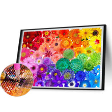 Load image into Gallery viewer, AB Diamond Painting - Full Round - colorful flowers (60*40CM)
