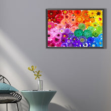 Load image into Gallery viewer, AB Diamond Painting - Full Round - colorful flowers (60*40CM)
