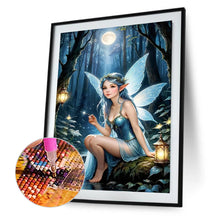 Load image into Gallery viewer, Diamond Painting - Full Round - butterfly girl (50*65CM)
