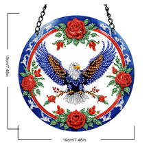 Load image into Gallery viewer, Animal Suncatcher Eagle Crystal Painting Ornaments for Home Window Wall
