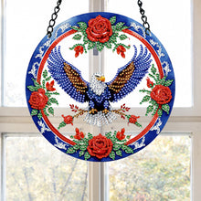 Load image into Gallery viewer, Animal Suncatcher Eagle Crystal Painting Ornaments for Home Window Wall
