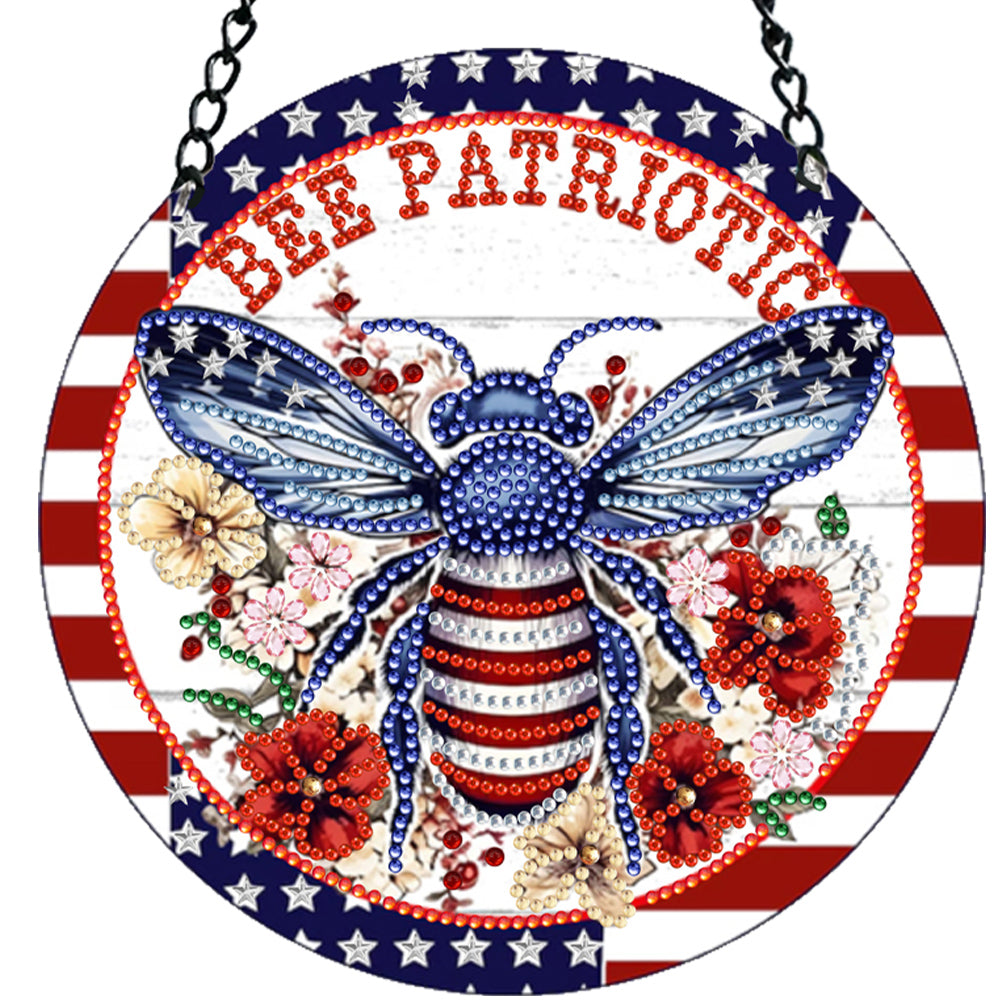 Animal Suncatcher Bee Diamond Painting Ornaments for Home Window Wall Decor