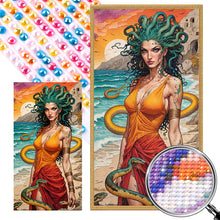 Load image into Gallery viewer, AB Diamond Painting - Full Round - Medusa by the sea (40*75CM)
