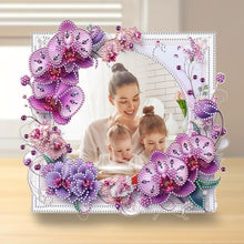 Load image into Gallery viewer, Special Shape Floral Diamond Painting Photo Frame Kits Bedroom Table Decor
