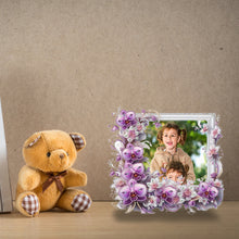 Load image into Gallery viewer, Special Shape Floral Diamond Painting Photo Frame Kits Bedroom Table Decor
