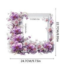 Load image into Gallery viewer, Special Shape Floral Diamond Painting Photo Frame Kits Bedroom Table Decor
