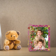 Load image into Gallery viewer, Special Shape Floral Diamond Painting Photo Frame Kits Bedroom Table Decor
