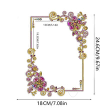 Load image into Gallery viewer, Special Shape Floral Diamond Painting Photo Frame Kits Bedroom Table Decor
