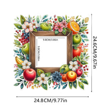 Load image into Gallery viewer, Special Shape Floral Diamond Painting Photo Frame Kits Bedroom Table Decor
