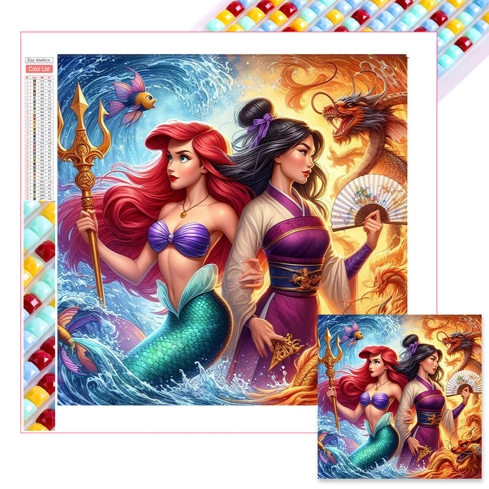 Diamond Painting - Full Square - Battle (40*40CM)