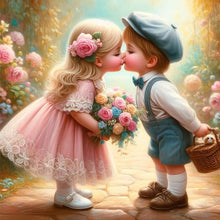 Load image into Gallery viewer, Diamond Painting - Full Square - kiss (30*30CM)
