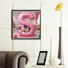 Load image into Gallery viewer, Diamond Painting - Full Round - disney mickey minnie letters (40*40CM)
