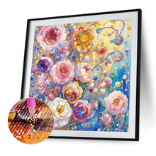 Load image into Gallery viewer, AB Diamond Painting - Full Round - pink rose (40*40CM)
